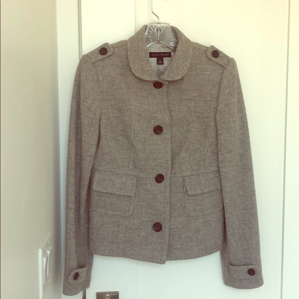Adorable military inspired wool blazer!